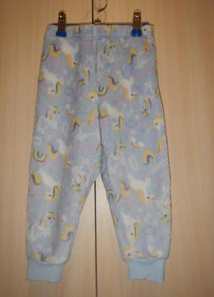 Флисовые пижамные брюки george p.92-98см(2-3роки)