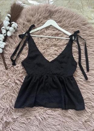 Блуза черная легкая gestuz