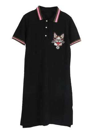 Інфантильний тренд: сукня з котиками  gucci