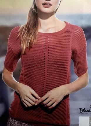 Вʼязаний джемпер жилет blu motion