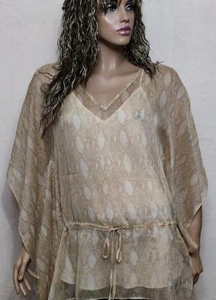 Lauren ralph lauren блуза туника snake print/0000h/