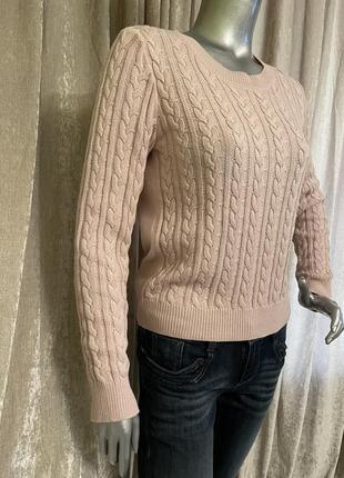Нежно-розовый свитер h&amp;m, s 6