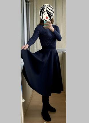 Юбка солнце юбка теплая зимняя lipinskaya brand