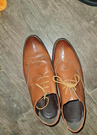 Туфлі шкіряні 40розмір