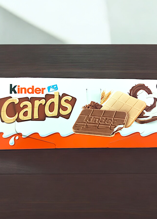 Печиво kinder cards 5 шт 128 г
