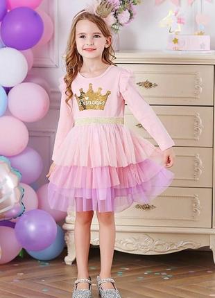 Нежное платье для девочки распродаж фатин