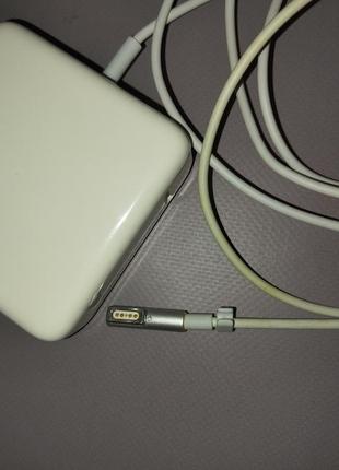 Блок живлення для ноутбука apple 60w 16.5v 3.65a magsafe a1344 apple macbook pro 13" mid 2012, late 2011,3 фото