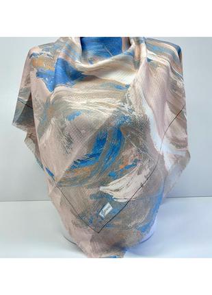 Жіноча модна демісезонна хустка. якісна молодіжна турецька натуральна хустка