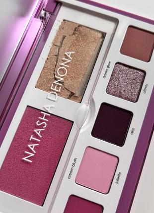 Палетка теней + румяна + хайлайтер natasha denona love face eyeshadow & cheek essential palette 14.5 г