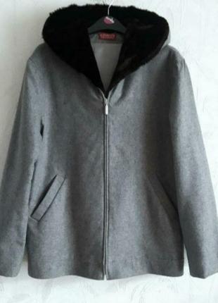 Модная тёплая шерстяная куртка, 46-48
element by finest