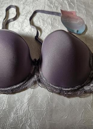 Бюстгалтер спайсер орхидея серого цвета 80в