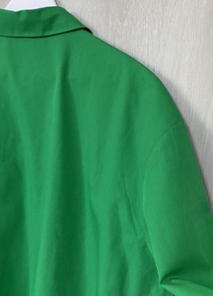 🖤сорочка подовжена поплінова жіноча bershka🖤7 фото