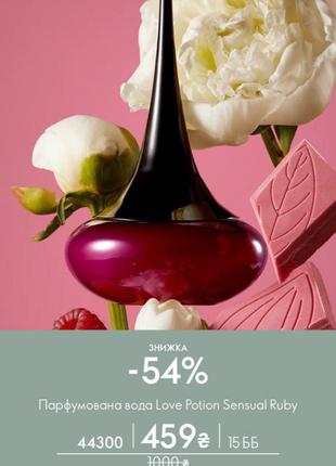 Парфумована вода potion sensual ruby