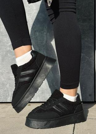 Массивные зимние кроссовки в стиле demonia killstar высокая платформа кеды