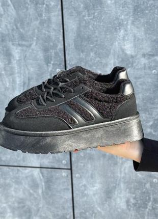 Массивные зимние кроссовки в стиле demonia killstar высокая платформа кеды