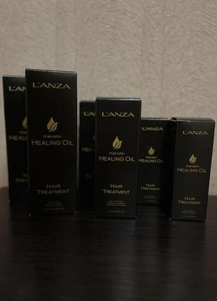 Еліксир для блиску keratin healing oil lanza