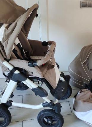 Універсальна коляска 2 в 1му viper 4s. люлюка + прогулянковий блок.
