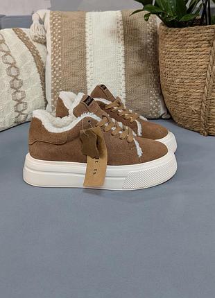 Зимние лоферы для девочек