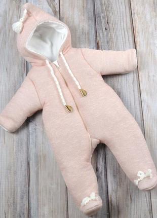 Теплый демисезонный комбинезон megababy