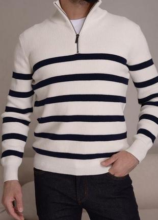 Трендовий светр у смужку zara
