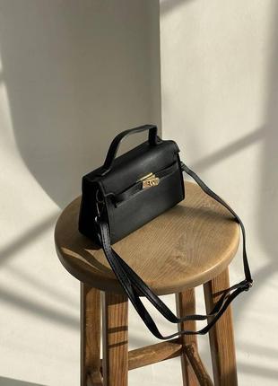 Женская сумка кросс-боди  черная2 фото