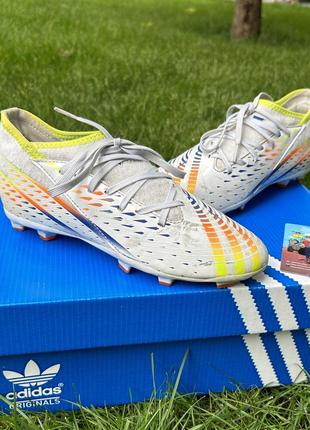 Дитячі футбольні бутси adidas predator edge.3 fg copa оригінал бу білі