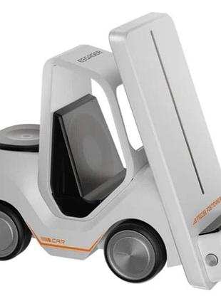 Бездротовий зарядний пристрій essager forklift desktop wireless charger 15w white