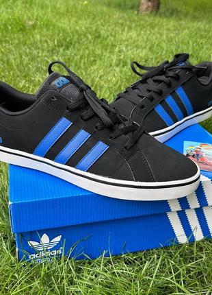 Мужские кожаные кеды adidas pace adiese skateboarding оригинал черные