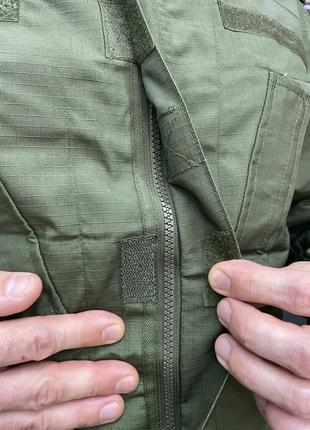 Військова форма (кітель і штани), розмір l, олива, бавовна, з коміром стійкою на блискавці8 фото