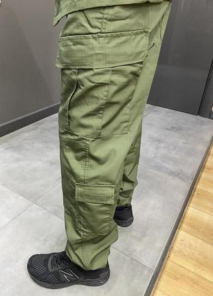 Військова форма (кітель і штани), розмір l, олива, бавовна, з коміром стійкою на блискавці6 фото