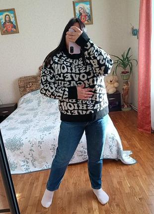 Свитер женский, очень теплый, размер 46/48l,xl
