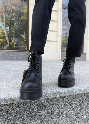 Черевики dr. martens jadon mono black5 фото