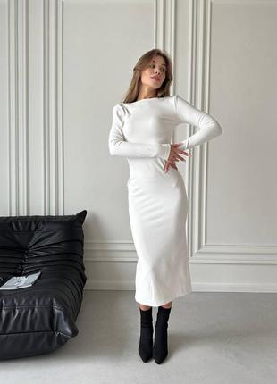 Сукня міді