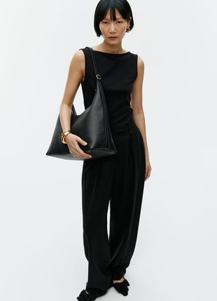 Натуральна шкіряна сумка arket 1222179