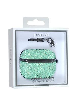 Чехол onegif makaron airpods 3,  light green