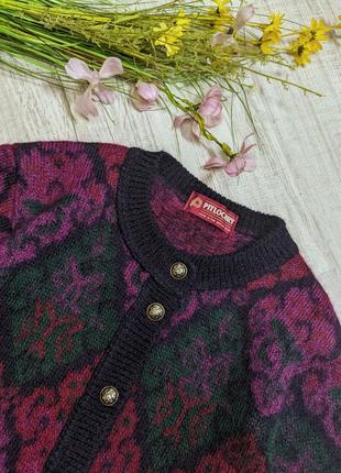 Винтажный кардиган pitlochry женский,мохерный кардиган