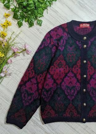 Винтажный кардиган pitlochry женский,мохерный кардиган