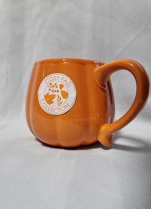 Кружка pepco home autumn cosy fall pumpkin mug 450ml