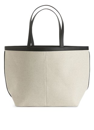 Сумка tote з канви arket 1222297
