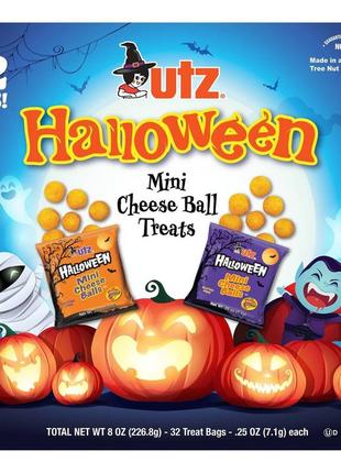 Снеки utz halloween mini cheese ball treats 32s 226g