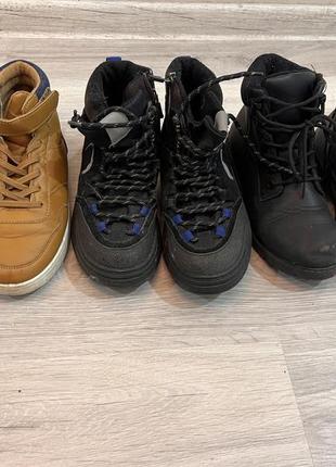 Три пары обуви мальчику 36 размер