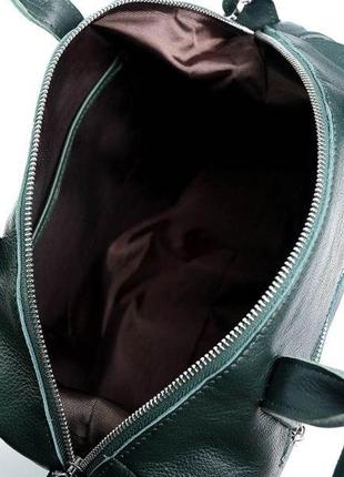 Женская кожаная сумка 8794-9 зеленый3 фото