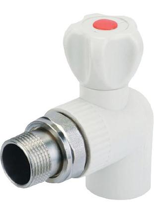 Кран радиаторный 25x3/4 угловой ppr koer k0158.pro (kp0202)