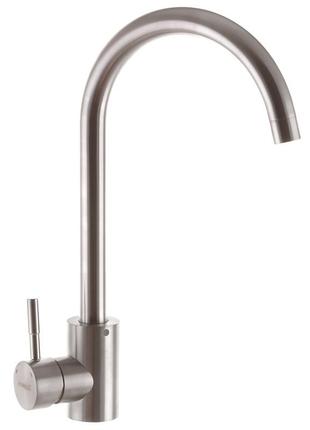 Смеситель для кухни champion sus-011(n) из нерж. стали (без подводки) (ch0295)