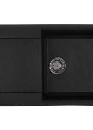 Мойка кухонная zerix zs-7950s-03 черная (zx4580)
