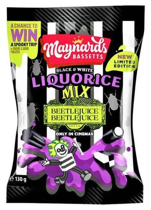 Лакриця maynards bassetts liquorice mix beetlejuice 130g