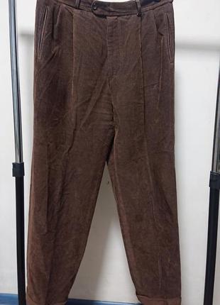 Вельветовые брюки yves saint laurent