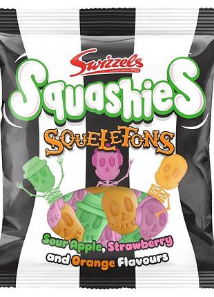 Жувальні цукерки swizzels drumstick squashies squeletons 120g