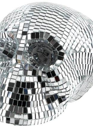 Декорация череп halloween disco skull decoration