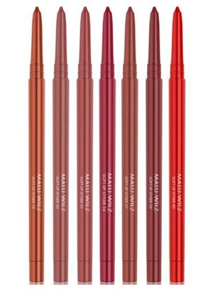 Олівець для губ malu wilz soft lip styler 59 — red firebrick6 фото